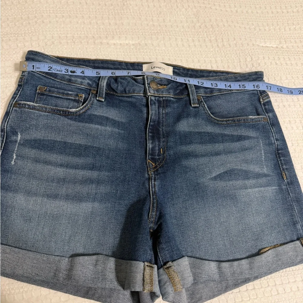 Level 99 Indigo Denim Shorts - Picture 7 of 12